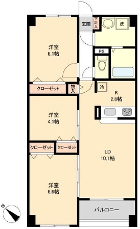 S-FORT青葉しらとり台の物件間取画像
